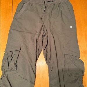 lululemon athletica Olive Green Cargo Jogger Pants
